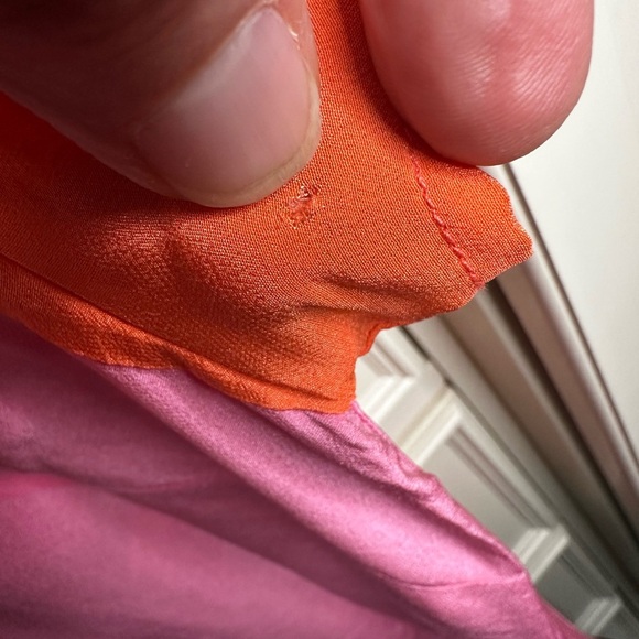 NWT Banana Republic Dress Orange, Pink‎ and Black Size 4 - Picture 7 of 7